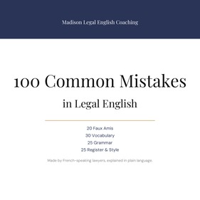 100 Common Mistakes in Legal English